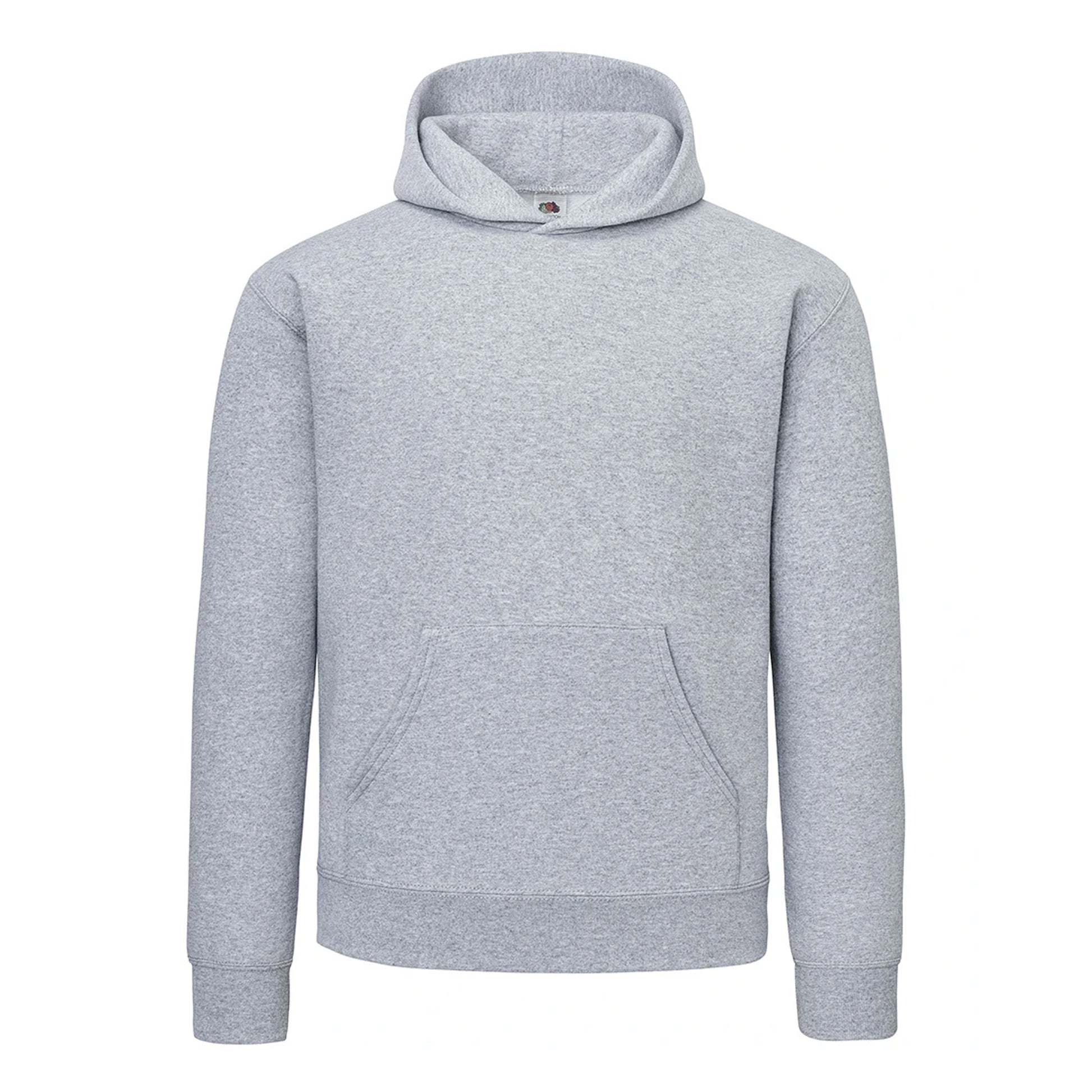 Athletic Heather - Front - Fruit of the Loom Mens Supercotton Heather Hoodie