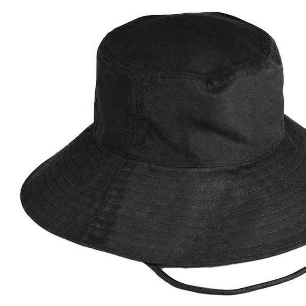 Black - Back - Beechfield Womens-Ladies Wide Brim Sun Hat