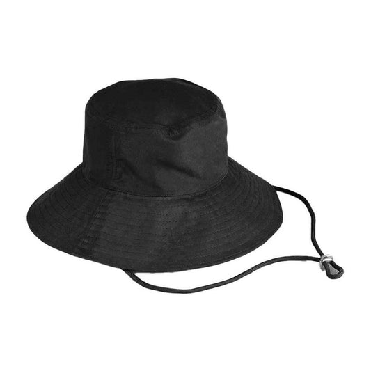 Black - Front - Beechfield Womens-Ladies Wide Brim Sun Hat