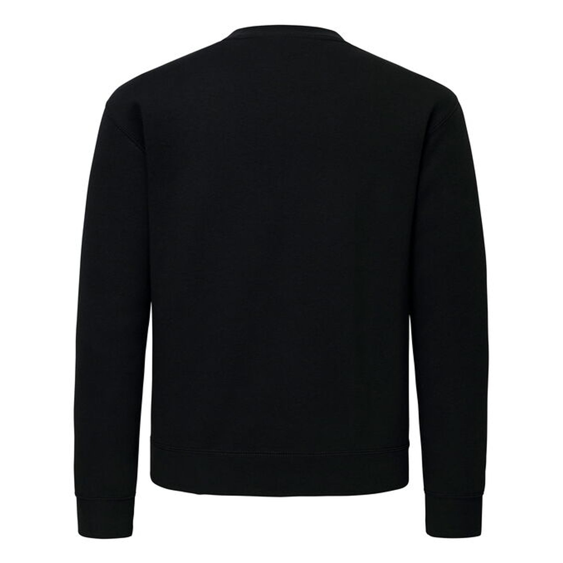 Black - Back - Fruit Of The Loom Mens Supercotton Sweatshirt