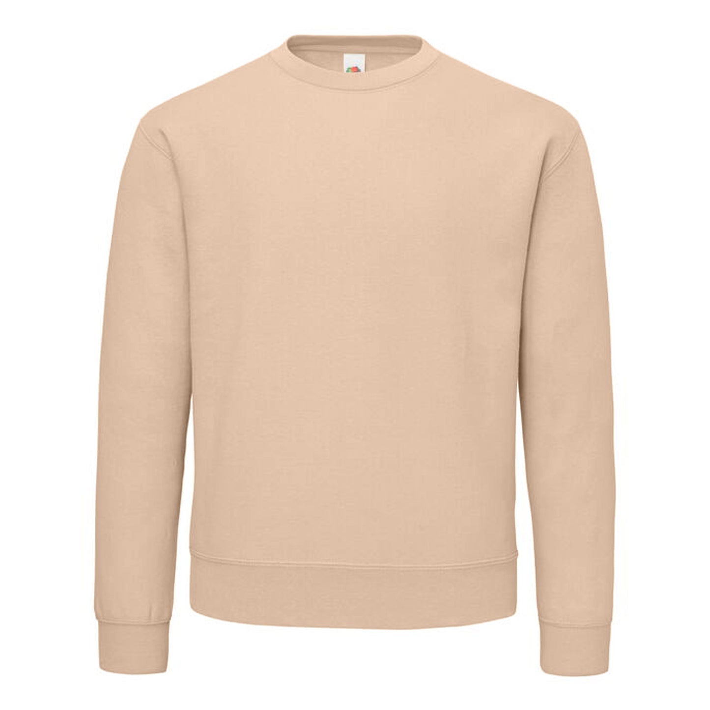 Desert Sand - Front - Fruit Of The Loom Mens Supercotton Sweatshirt