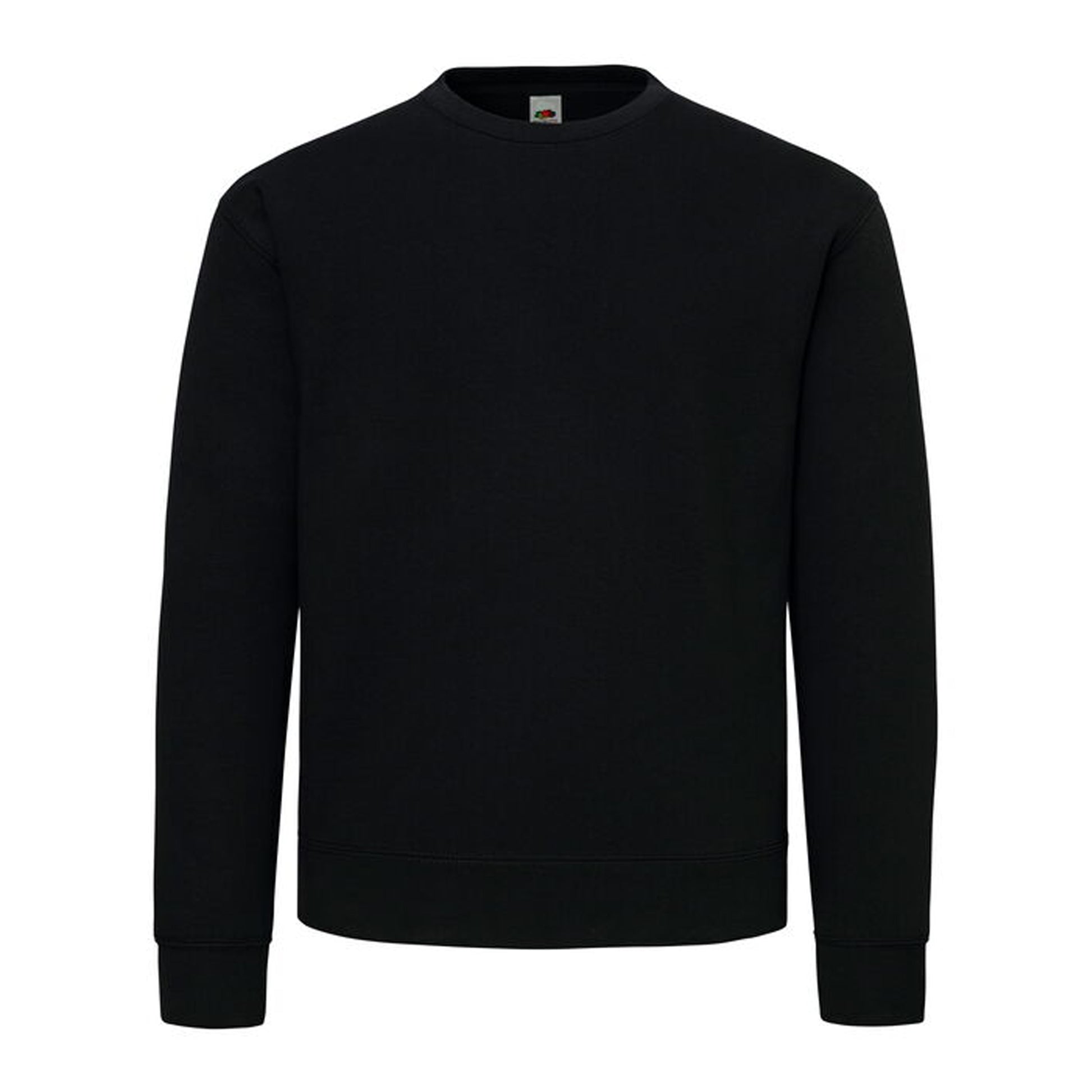 Black - Front - Fruit Of The Loom Mens Supercotton Sweatshirt