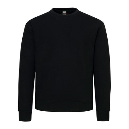 Black - Front - Fruit Of The Loom Mens Supercotton Sweatshirt