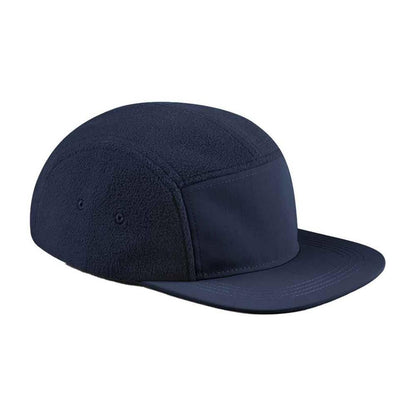 Navy - Front - Beechfield Recycled Fleece Outdoor Camper Cap