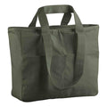 Olive Green - Front - Westford Mill Double Handle 23L Tote Bag
