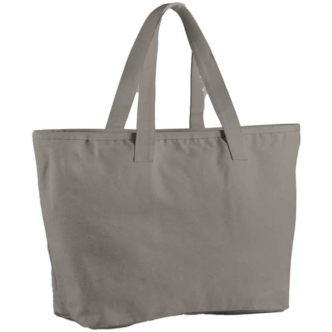 Mushroom - Front - Westford Mill Canvas Heavy Duty Tote Bag