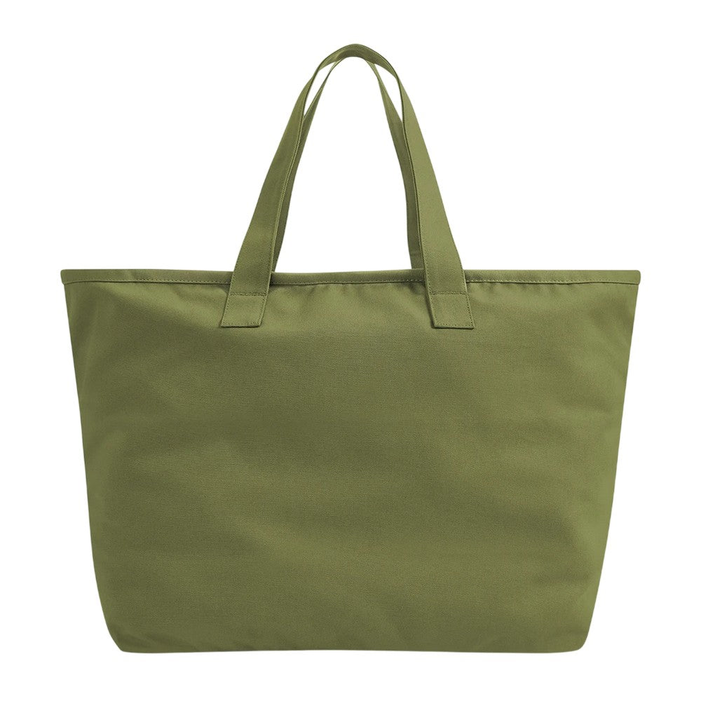 Bright Olive - Front - Westford Mill Canvas Heavy Duty Tote Bag
