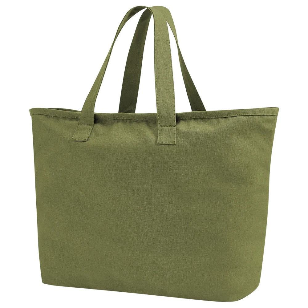 Bright Olive - Back - Westford Mill Canvas Heavy Duty Tote Bag