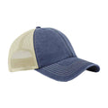 Denim-Stone - Front - Beechfield Vintage 6 Panel Trucker Cap