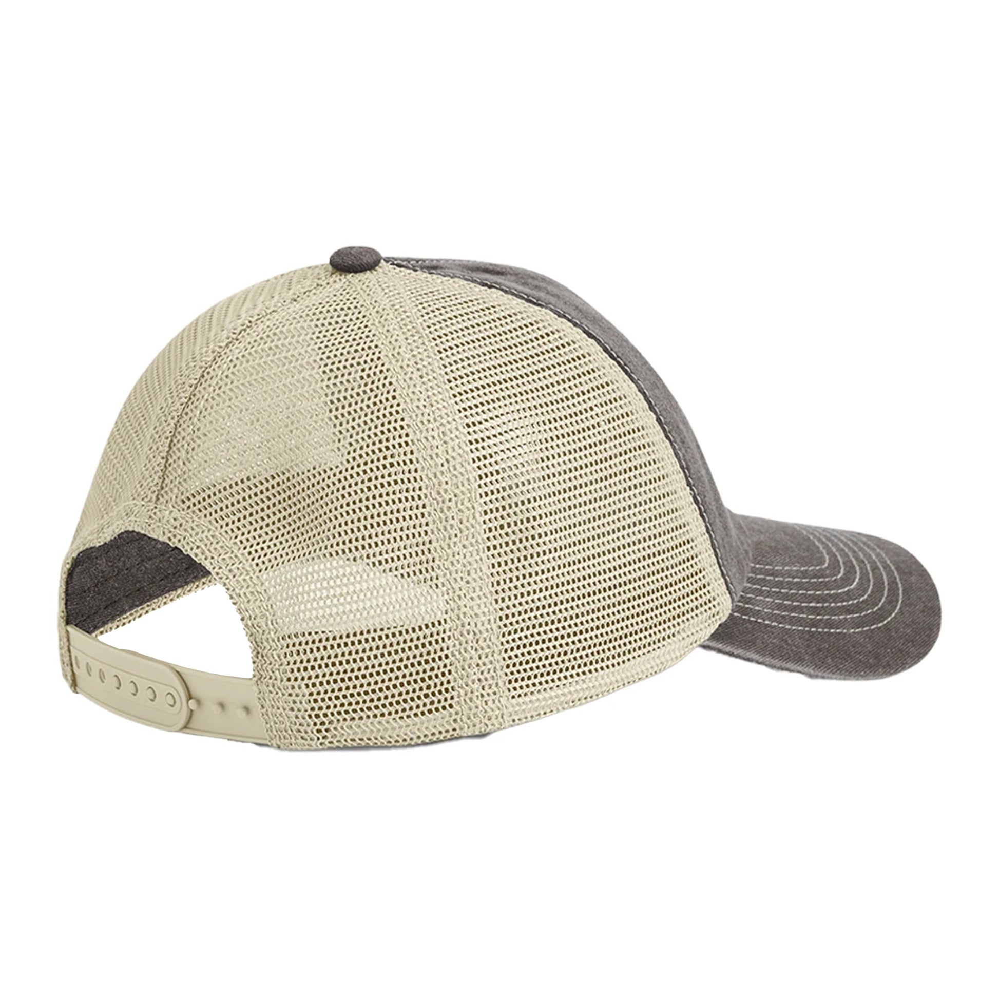 Brown-Stone - Back - Beechfield Vintage 6 Panel Trucker Cap