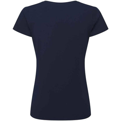 French Navy - Back - Russell Womens-Ladies Authentic Classic Ringspun Cotton T-Shirt