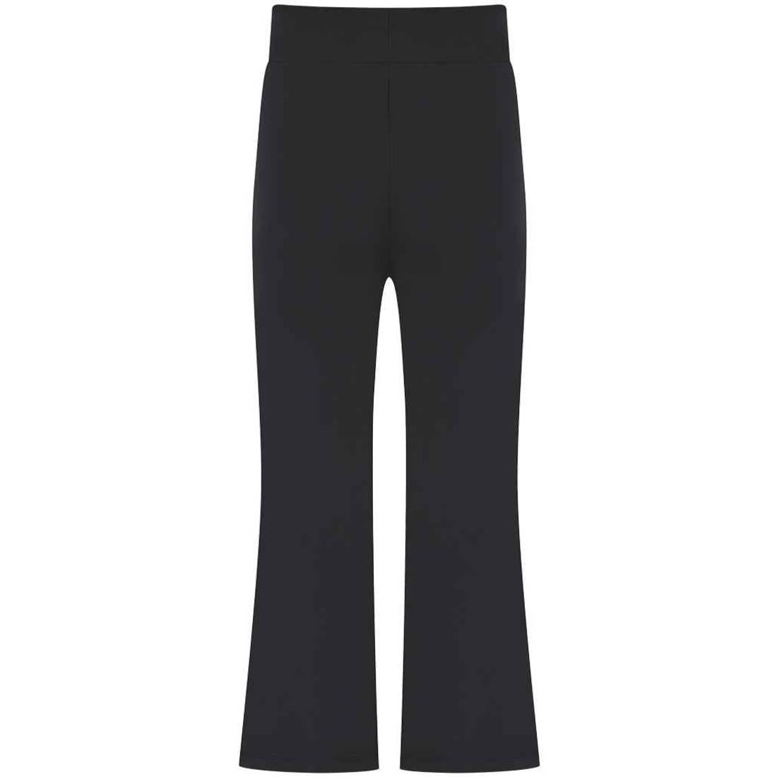 Black - Back - SF Childrens-Kids Flared Leggings