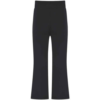 Black - Back - SF Childrens-Kids Flared Leggings