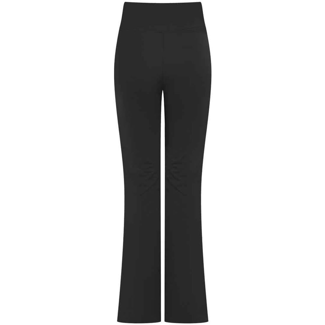 Black - Back - SF Womens-Ladies Flared Leggings