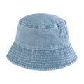 Light Denim - Front - Beechfield Vintage Bucket Hat