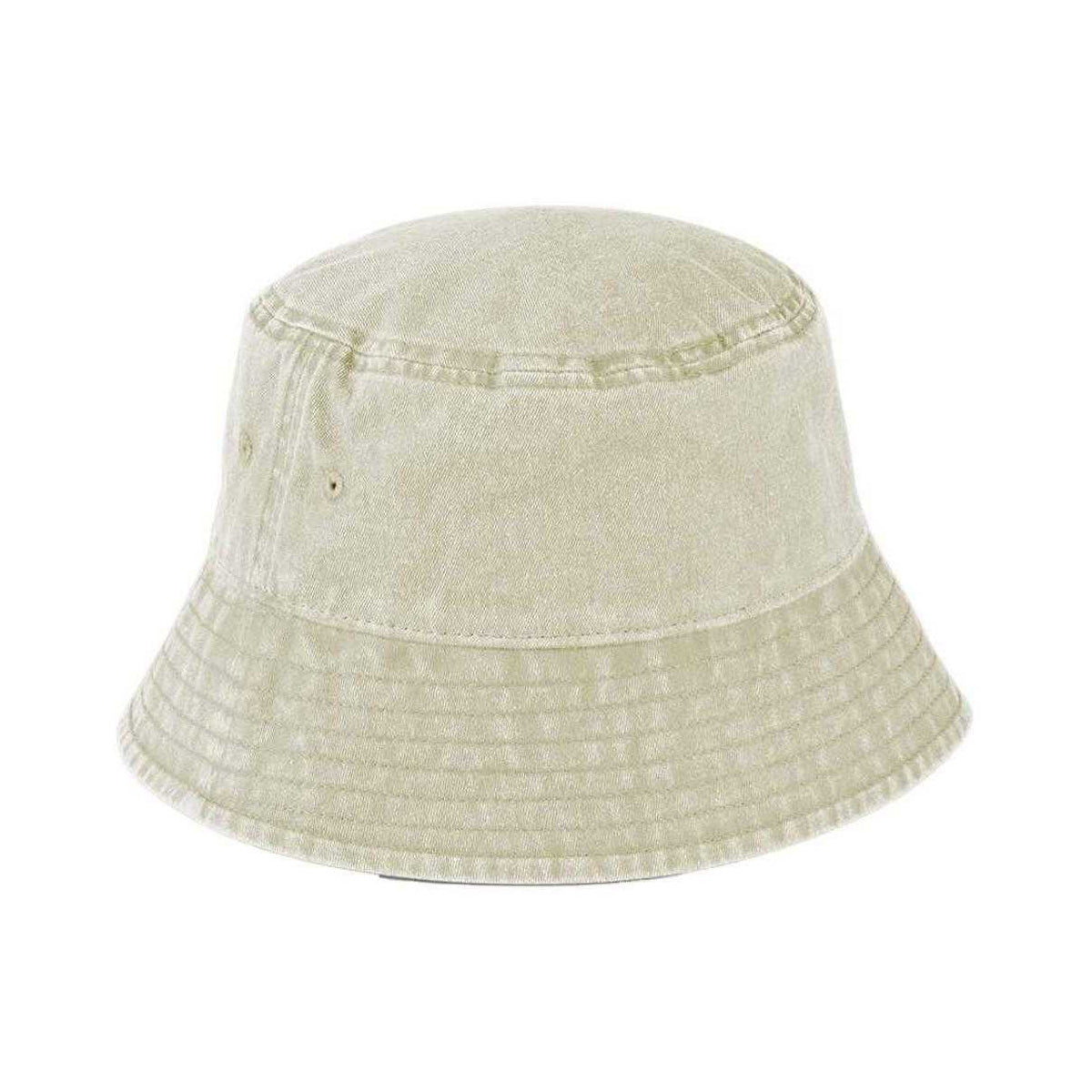 Stone - Back - Beechfield Vintage Bucket Hat