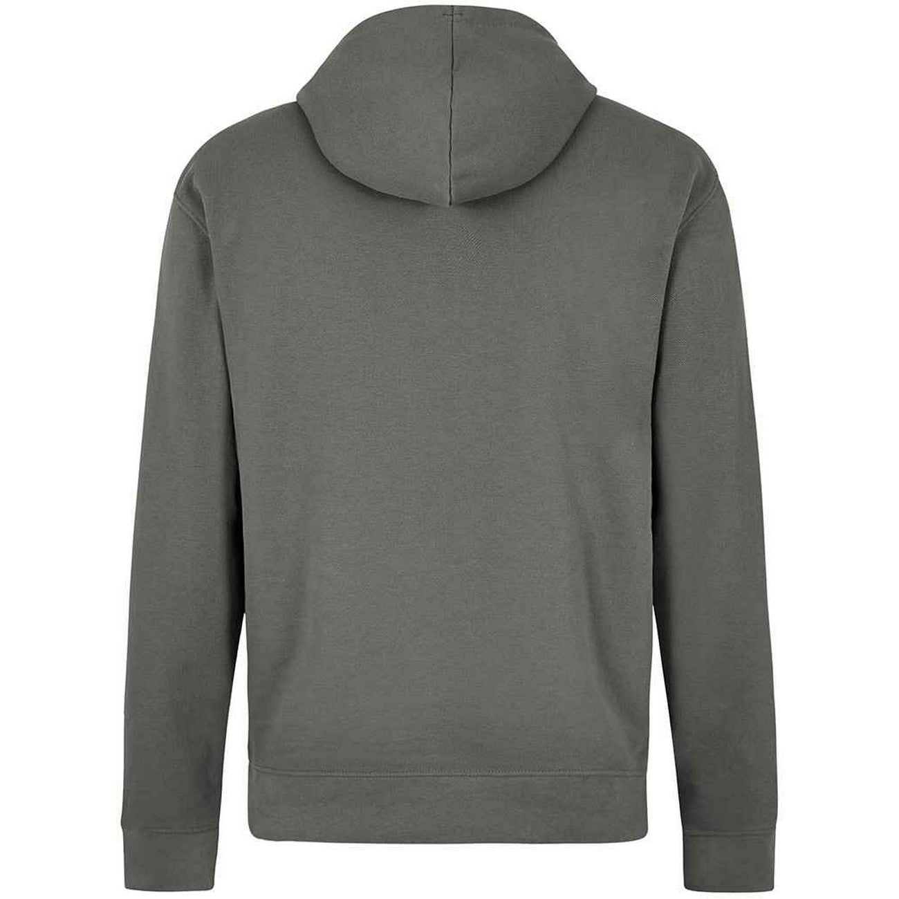 Dark Grey - Back - Kustom Kit Unisex Adult Piqué Regular Hoodie