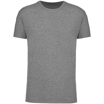 Grey - Front - Kariban Mens BIO150IC Heather T-Shirt