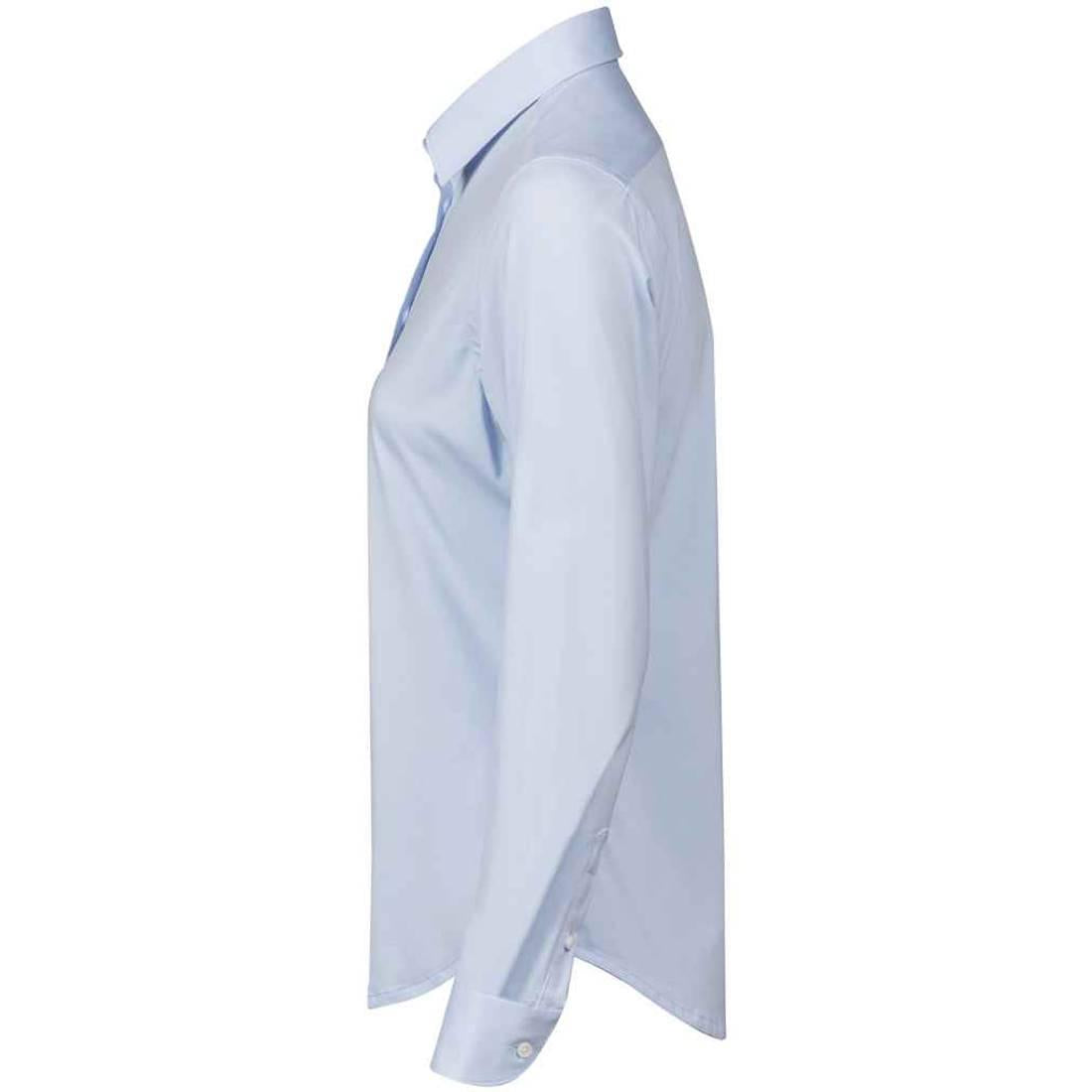 Light Blue - Side - Tee Jays Womens-Ladies Stretch Long-Sleeved Active Shirt