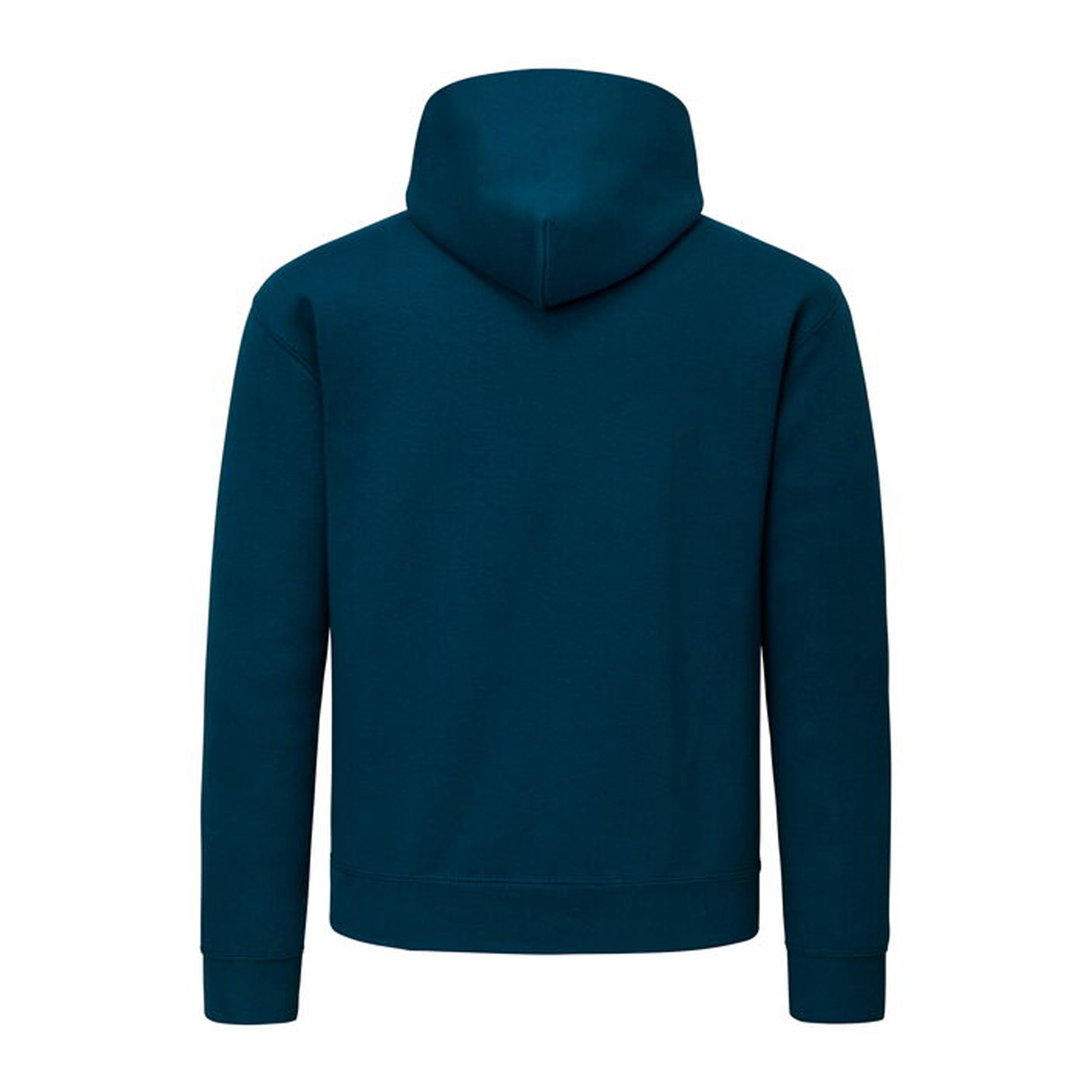 Mountain Blue - Back - Fruit of the Loom Mens Supercotton Cotton Hoodie