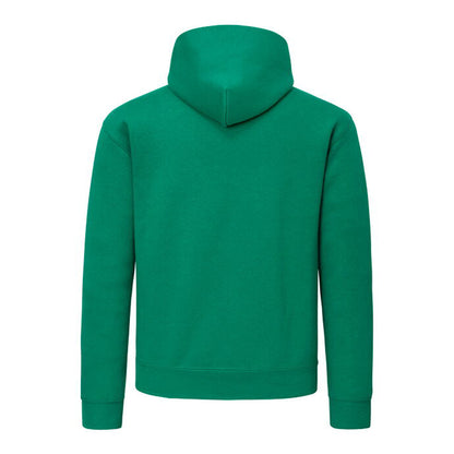 College Green - Back - Fruit of the Loom Mens Supercotton Cotton Hoodie