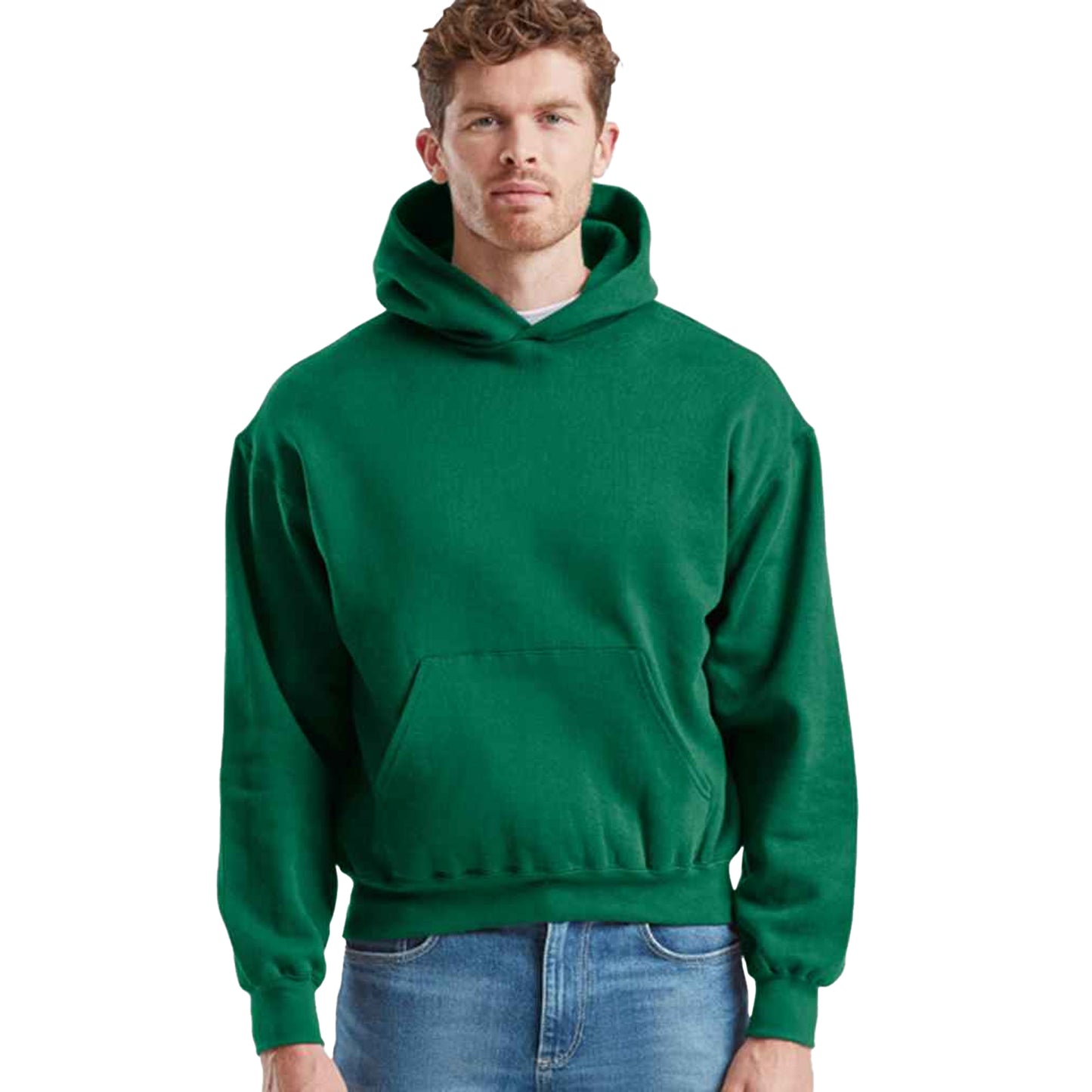 College Green - Lifestyle - Fruit of the Loom Mens Supercotton Cotton Hoodie