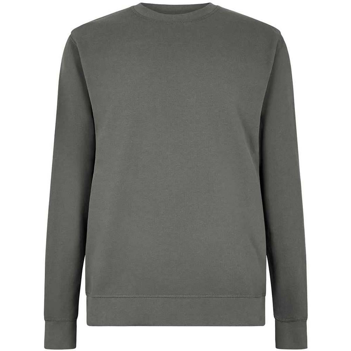 Dark Grey - Front - Kustom Kit Mens Piqué Regular Sweatshirt