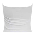 White - Back - SF Womens-Ladies Bandeau Top