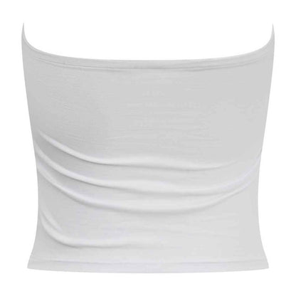 White - Back - SF Womens-Ladies Bandeau Top