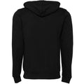 DTG Black - Back - Bella + Canvas Unisex Adult Polycotton Full Zip Hoodie