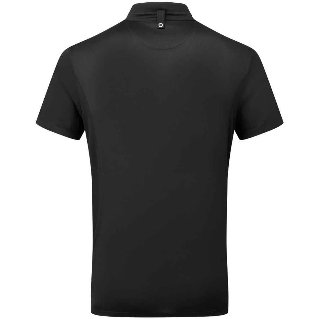 Black - Back - Premier Mens Essential Coolchecker Short-Sleeved Chef Shirt
