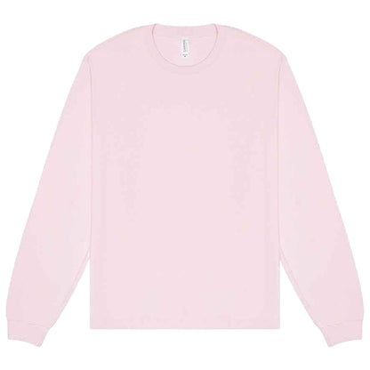 Soft Pink - Front - Bella + Canvas Unisex Adult Heavyweight Long-Sleeved T-Shirt