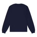 Navy - Back - Bella + Canvas Unisex Adult Heavyweight Long-Sleeved T-Shirt