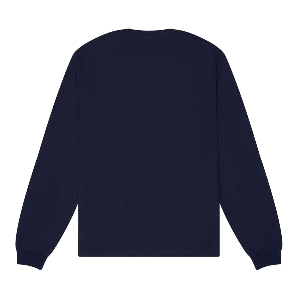 Navy - Back - Bella + Canvas Unisex Adult Heavyweight Long-Sleeved T-Shirt