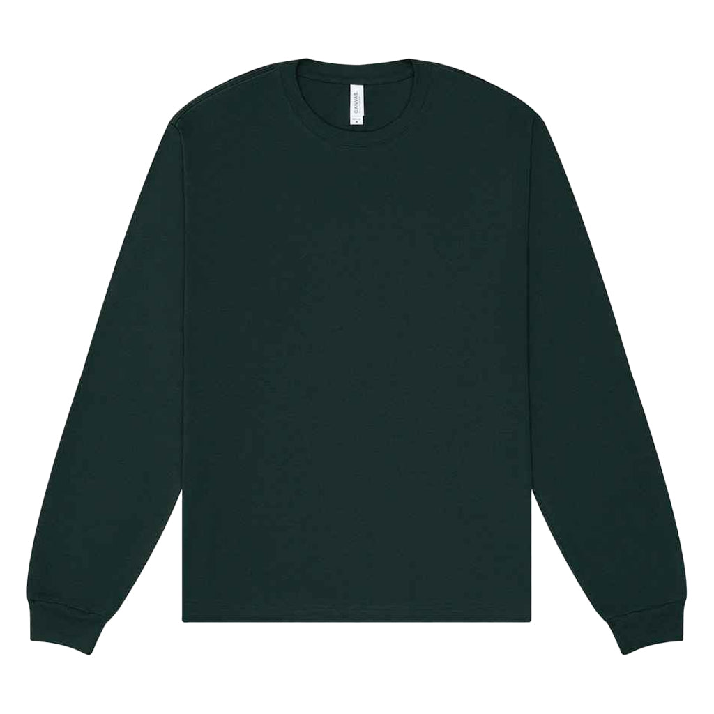 Forest - Front - Bella + Canvas Unisex Adult Heavyweight Long-Sleeved T-Shirt