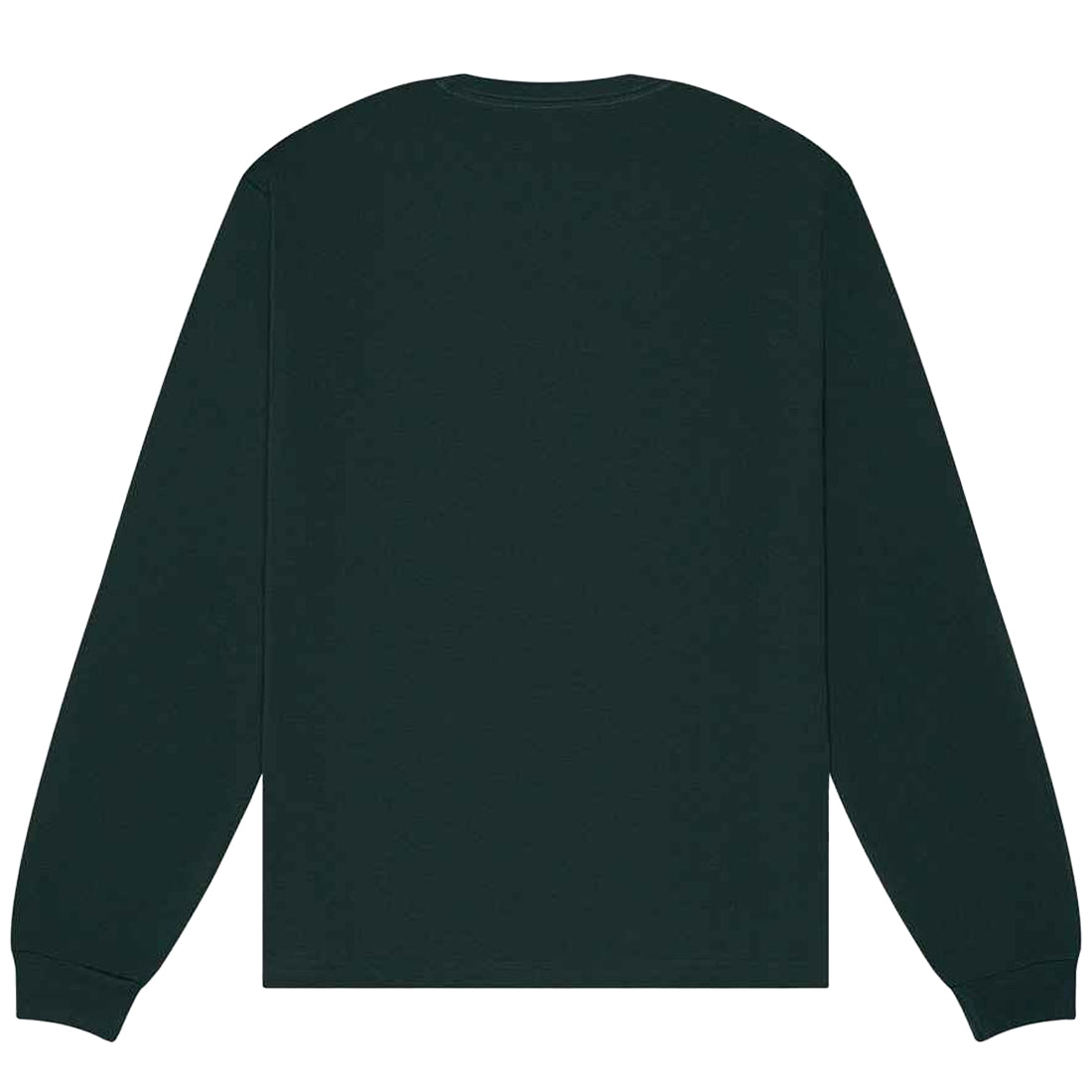 Forest Green - Back - Bella + Canvas Unisex Adult Heavyweight Long-Sleeved T-Shirt