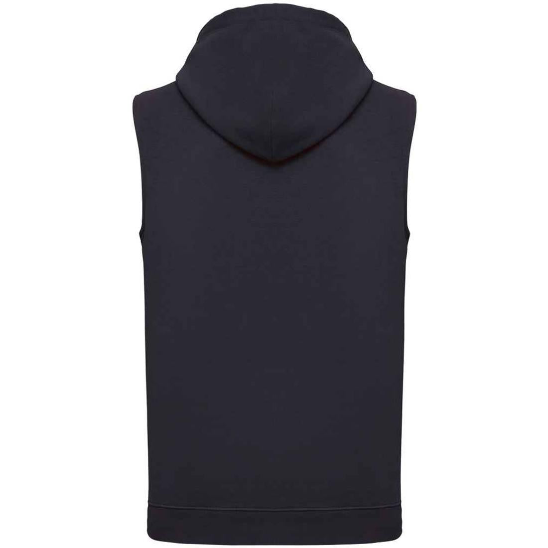 Navy - Back - Proact Unisex Adult Sleeveless Hoodie