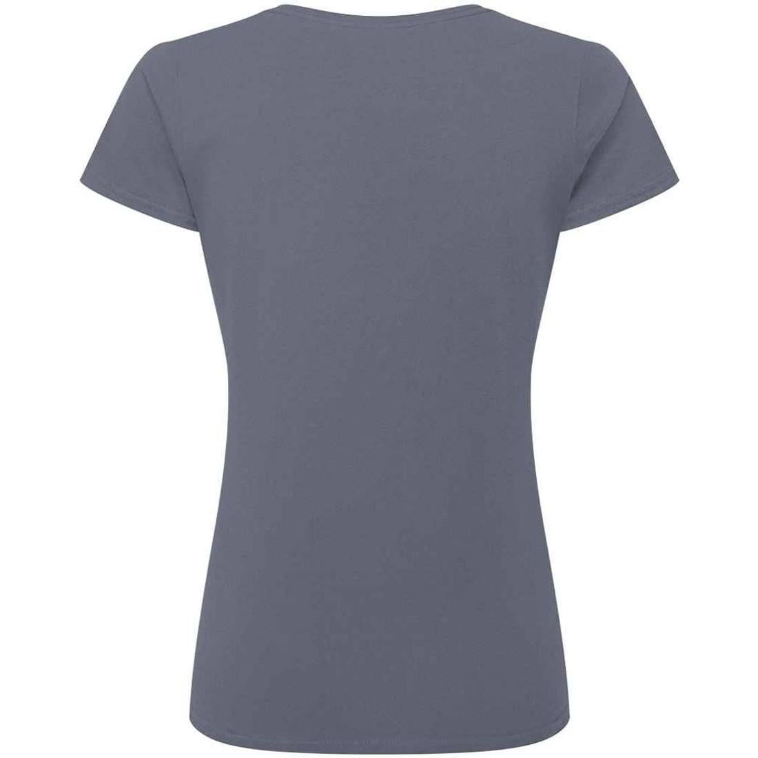 Convoy Grey - Back - Russell Womens-Ladies Authentic Ringspun Cotton Classic T-Shirt