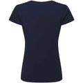 French Navy - Back - Russell Womens-Ladies Authentic Ringspun Cotton Classic T-Shirt