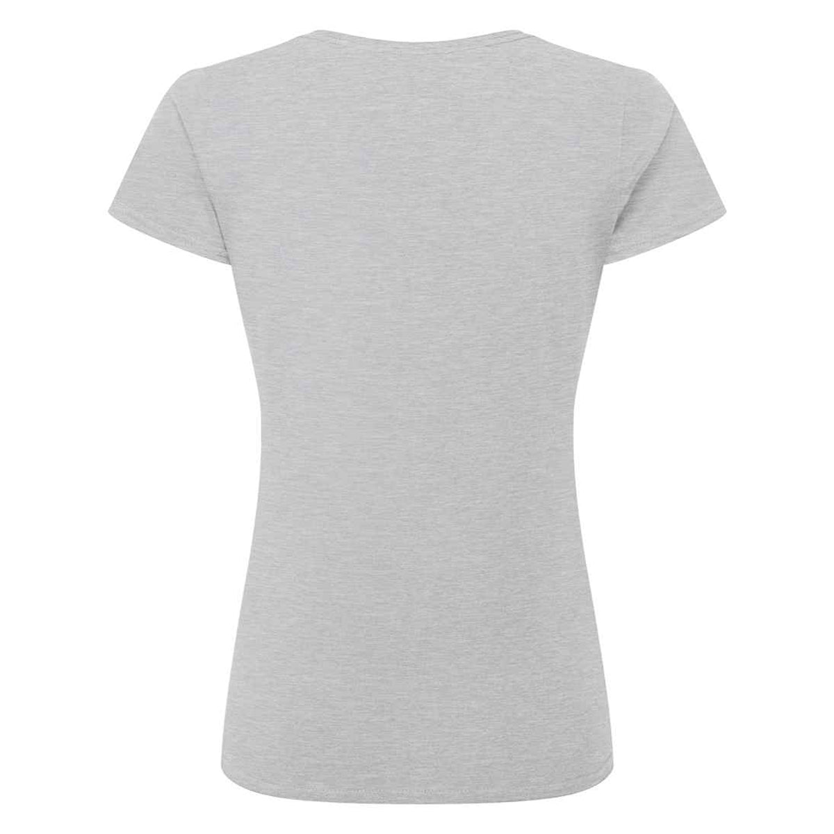 Light Oxford - Back - Russell Womens-Ladies Authentic Ringspun Cotton Classic T-Shirt