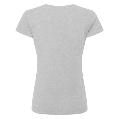 Light Oxford - Back - Russell Womens-Ladies Authentic Ringspun Cotton Classic T-Shirt