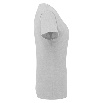 Light Oxford - Side - Russell Womens-Ladies Authentic Ringspun Cotton Classic T-Shirt