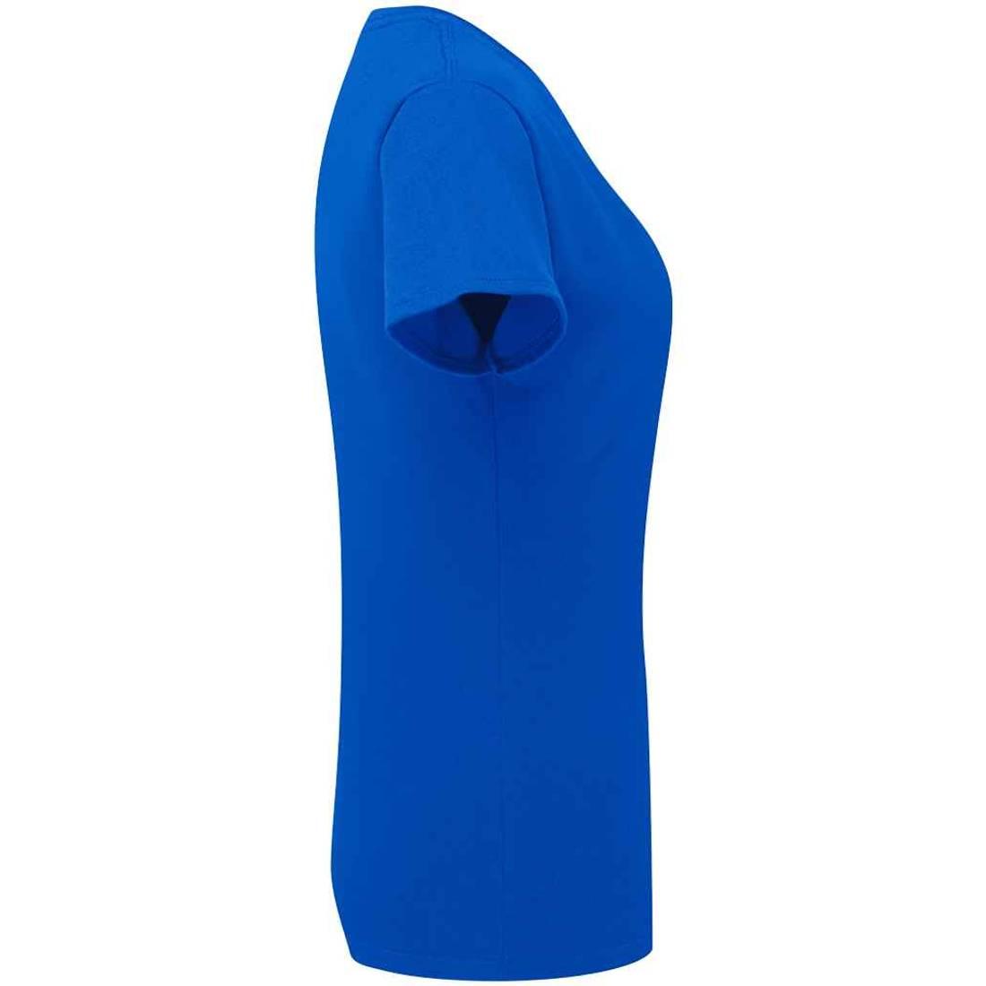 Bright Royal - Side - Russell Womens-Ladies Authentic Ringspun Cotton Classic T-Shirt