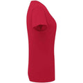 Classic Red - Side - Russell Womens-Ladies Authentic Ringspun Cotton Classic T-Shirt
