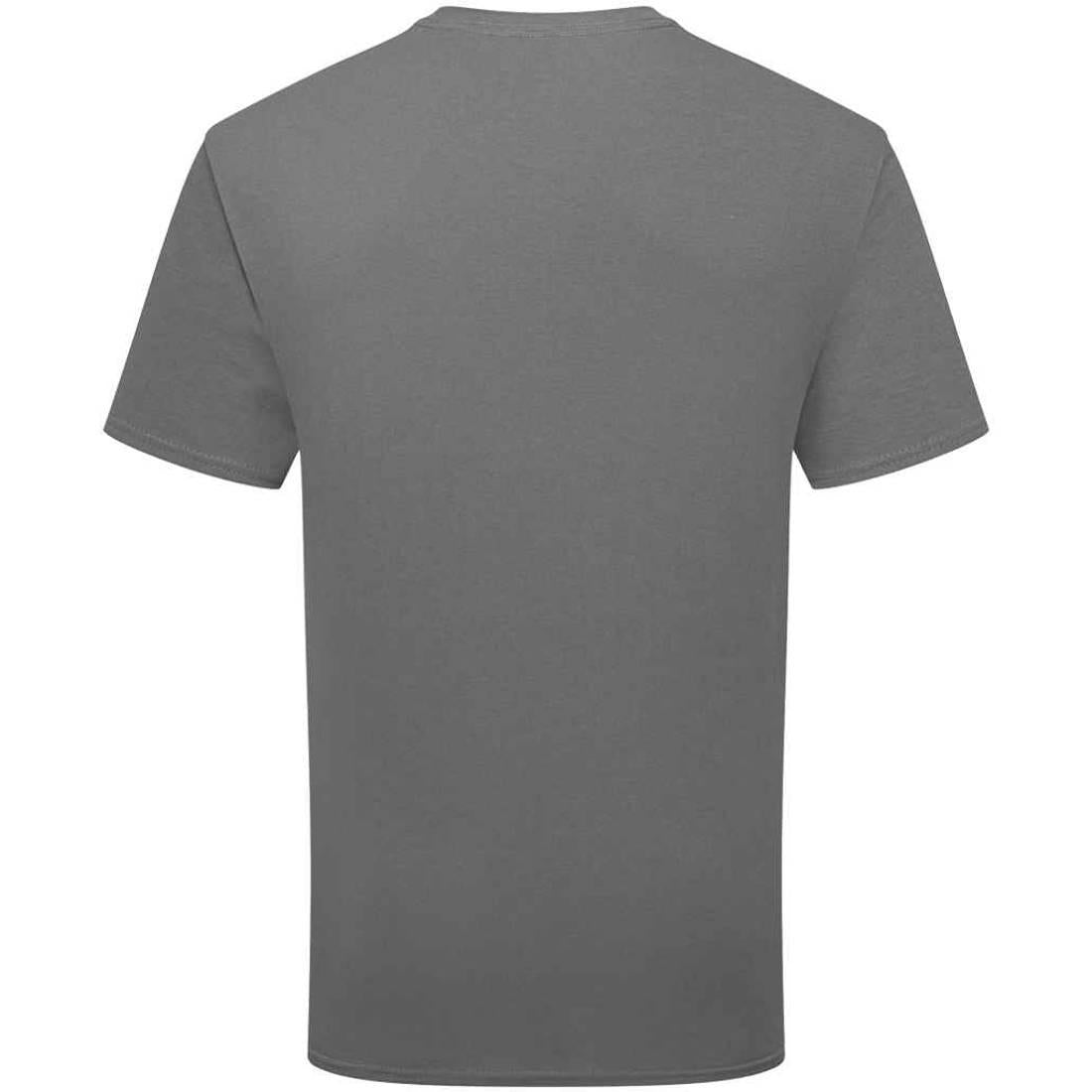 Light Graphite - Back - Fruit of the Loom Unisex Adult Cotton T-Shirt