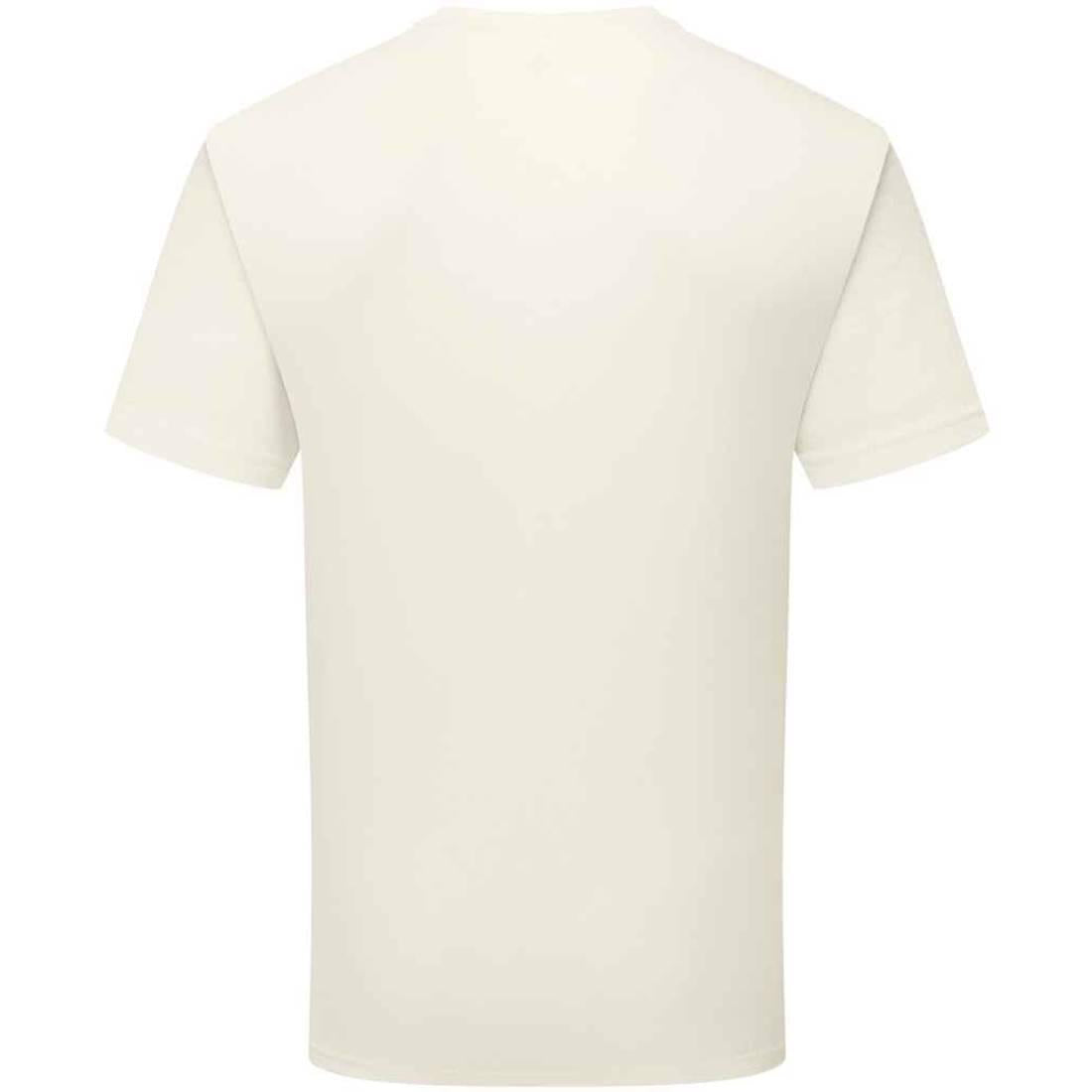 Natural - Back - Fruit of the Loom Unisex Adult Cotton T-Shirt