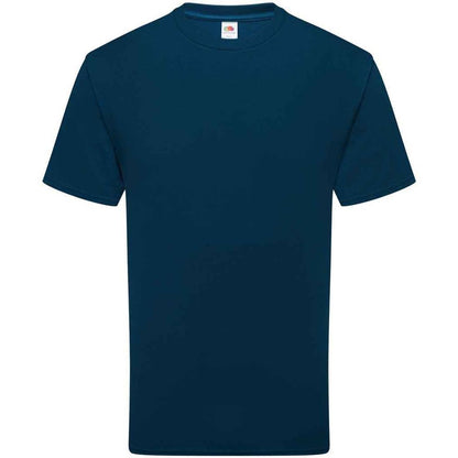 Mountain Blue - Front - Fruit of the Loom Unisex Adult Cotton T-Shirt