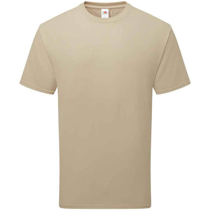 Desert Sand - Front - Fruit of the Loom Unisex Adult Cotton T-Shirt
