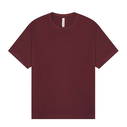 Maroon - Front - Bella + Canvas Unisex Adult Heavyweight Boxy T-Shirt