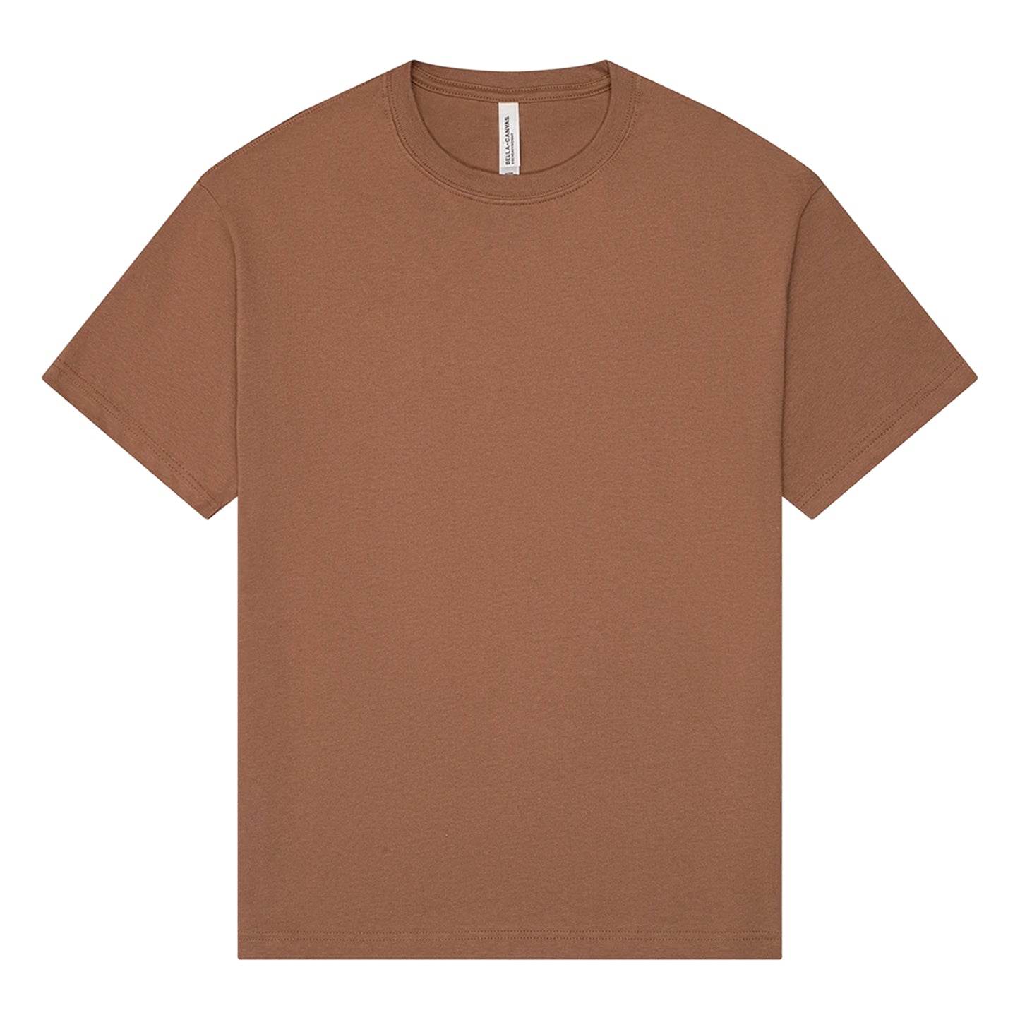 Vintage Brown - Front - Bella + Canvas Unisex Adult Heavyweight Boxy T-Shirt
